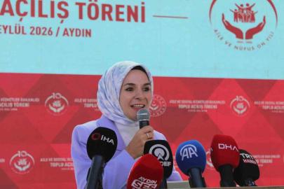 Aile ve Sosyal Hizmetler Bakanı Göktaş Aydın’da 4 merkezin açılışını yaptı
