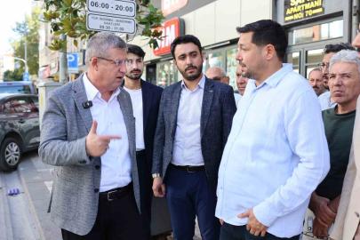 AK Parti İl Başkanı Subaşıoğlu İstiklal Caddesi’nde esnafları dinledi