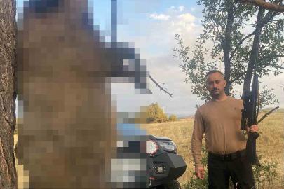 Akdağmadeni’nde yaklaşık yarım tonluk dev yaban domuzu öldürüldü