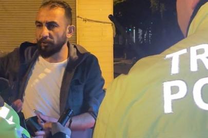 Alkollü yakalanan sürücü, ekiplere ‘abartmayın’ diyerek çıkıştı