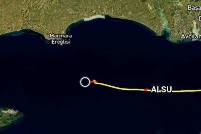 Alsu gemisinin kaza sonrası manevraları böyle görüntülendi