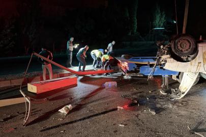 Ankara’da otomobil takla attı: 1 ölü