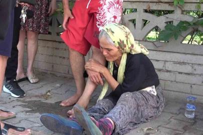 Anne oğlunun, oğlu annesinin yanan evde olduğunu zannetti buluşmada gözyaşları sel oldu