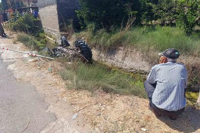 Antalya’da su kanalına düşen traktörün sürücüsü hayatını kaybetti