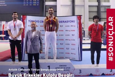 Artistik cimnastikte Kayseri’den tarihi başarı