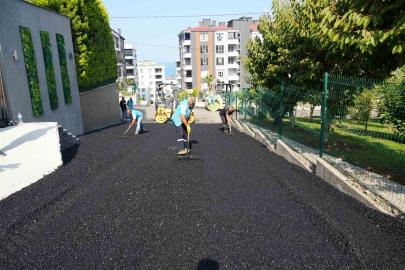 Atakum’da asfalt çalışması