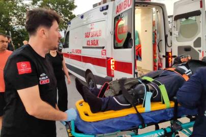 Atakum’da otomobil ile motosiklet çarpıştı: 1 yaralı