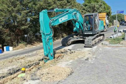 Aydın Büyükşehir Belediyesi’nden Kuşadası’nda altyapı yatırımı