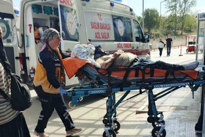 Bafra’da traktörün römorku devrildi: 6 yaralı