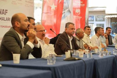 Başkan Balaban Ahilik Haftasında esnafla buluştu