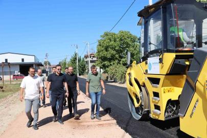 Başkan Özlü saha çalışmalarını inceledi