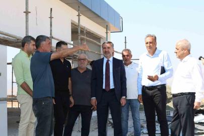 Başkan Şerifoğulları, yapımı devam eden projeleri inceledi