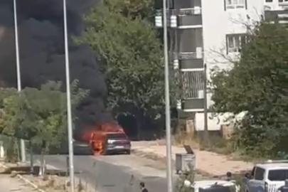 Batman’da araç yangını
