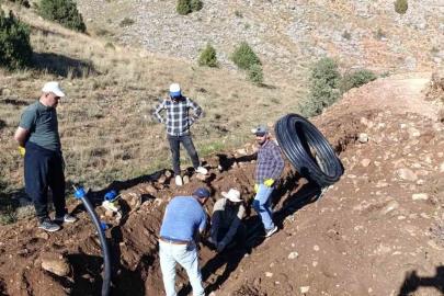 Bayburt’ta içme suyu sorununa köylülerden imece usulü çözüm