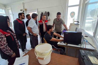 Bayburt’ta TMO alım ofisinde ürün kabulü sürüyor