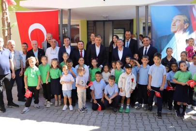 Bayındır’da yenilenen Kızıloba İlkokulu törenle hizmete açıldı
