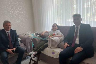 Beyşehir’de evde eğitim gören öğrenciler unutulmadı