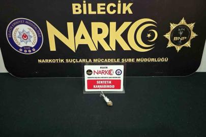 Bilecik’te uyuşturucu operasyonu: 1 şüpheli yakalandı