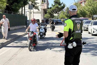 Bolu’da motosikletlere sıkı denetim