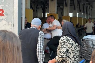 Bolu’da pazarda ’yol verme’ kavgası