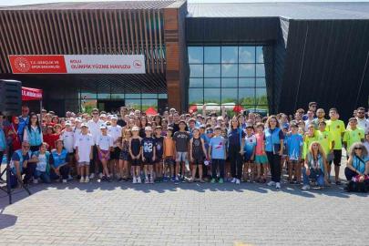 Bolu’da triatlon heyecanı: 155 sporcu kıyasıya yarıştı