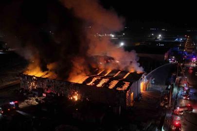 Bolu’daki fabrika yangınında yaklaşık 4 saat geride kaldı: 1 yaralı