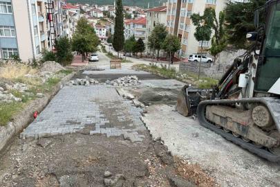 Boyabat’ta bozulan yollar onarılıyor