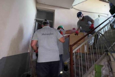 Bozdoğan’da çöp ev temizlendi