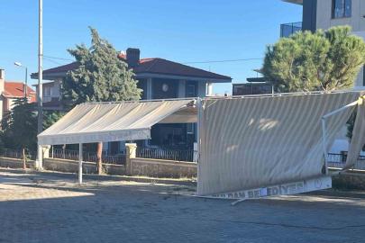 Buldan’da velilerden kırık gölgelik tepkisi