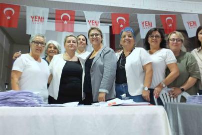 Burhaniye Yeni Partide Çiğdem Avcu başkan oldu