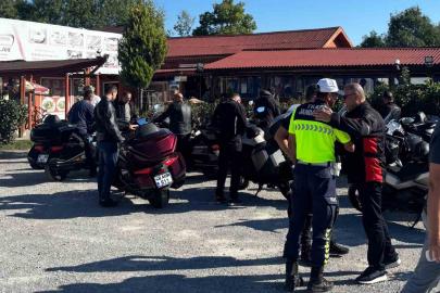 Çaycuma’da motosiklet sürücülerine yol güvenliği eğitimi