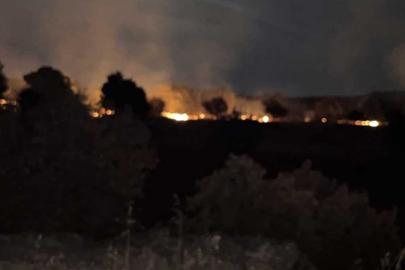 Çivril’de arazi yangını ekiplerin müdahalesiyle söndürüldü