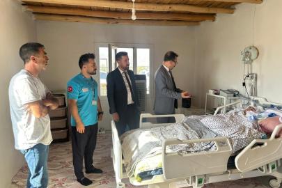 Cizre’de başhekimler evde sağlık hizmetlerinden yaralanan hastaları yalnız bırakmadı