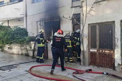 Çorum’da apartman dairesinde çıkan yangın korkuttu