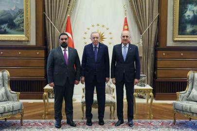 Cumhurbaşkanı Erdoğan, Irak Temsilciler Meclisi Başkanı Halbusi’yi kabul etti