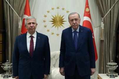 Cumhurbaşkanı Erdoğan, Mansur Yavaş’ı kabul etti