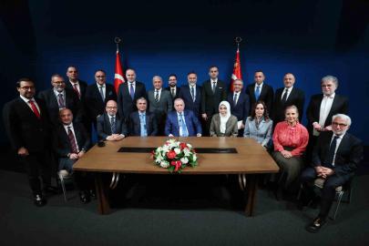 Cumhurbaşkanı Erdoğan, New York’ta gazetecilerle bir araya geldi