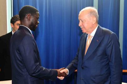 Cumhurbaşkanı Erdoğan, Senegal Devlet Başkanı Faye ile görüştü
