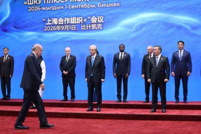 Cumhurbaşkanı Erdoğan, ŞİÖ+ Zirvesi’nde aile fotoğrafına katıldı