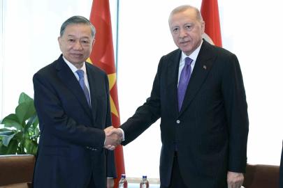 Cumhurbaşkanı Erdoğan, Vietnam Devlet Başkanı Lam ile görüştü