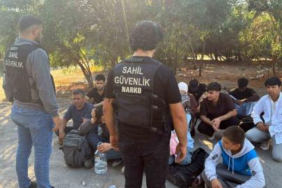 Dalaman’da 18 düzensiz göçmen yakalandı