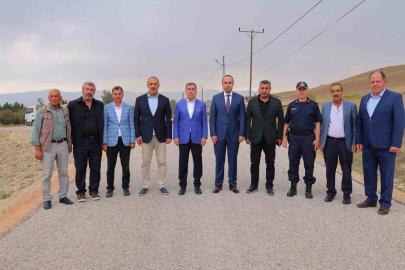 Danişment-Yolaltı bağlantı yolunda yapılan çalışmalar incelendi