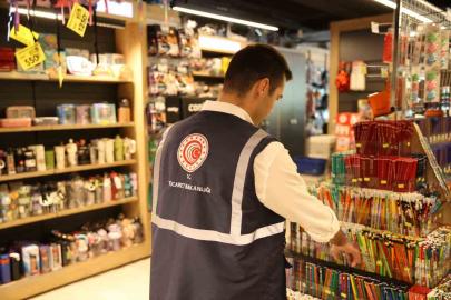 Denizli’de kırtasiye ve okul ürünlerine yönelik denetimler yoğunlaştırıldı