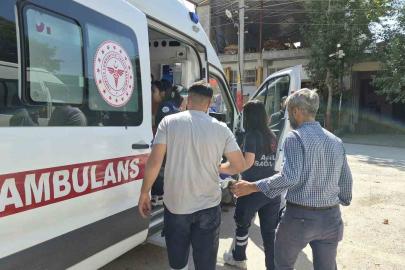 Devrilen motosikletin sürücüsü yaralandı