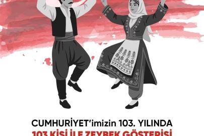 Didim’de 29 Ekim Cumhuriyet Bayramı’nda 103 kişi zeybek oynayacak