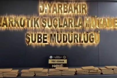 Diyarbakır’da 14 kilo esrar ele geçirildi, 1 kişi tutuklandı