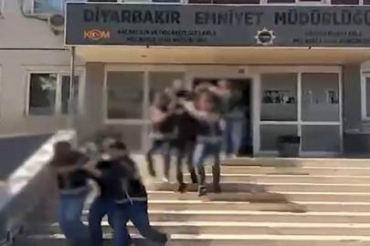 Diyarbakır’da "Daltonlar" suç örgütüne operasyon: 8 şüpheli tutuklandı
