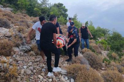 Doğa yürüyüşünde düşüp ayağından yaralanan Hollandalı turist kurtarıldı
