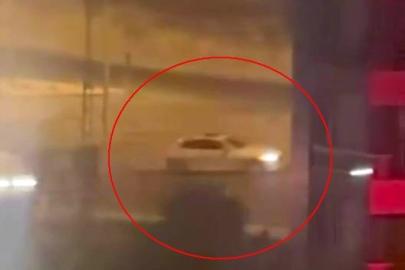 Drift atıp vatandaşlara geceyi zehir etti