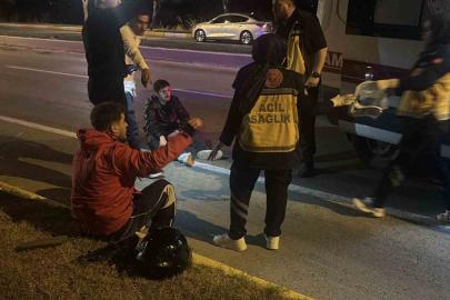 Edirne’de iki motosiklet çarpıştı: 1 sürücü hastaneye kaldırıldı